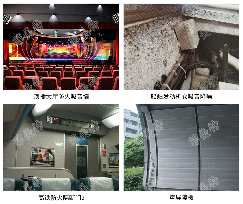 吸音、降噪、防火、